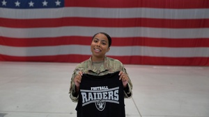 Staff Sgt. Mya Gonzalez Raiders Shout-out