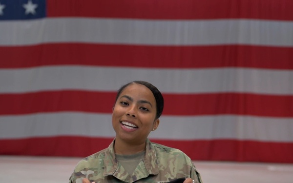 Staff Sgt. Mya Gonzalez Raiders Shout-out