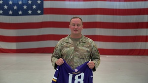 Staff Sgt. Nicholas Ferrando - Vikings Shout-out