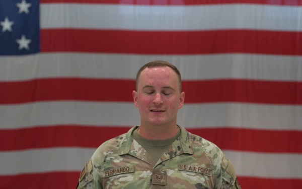 Staff Sgt. Nicholas Ferrando - Vikings Shout-out