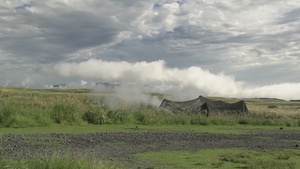 U.S. Marines Conduct Artillery live-fire training during ARTP 25.2