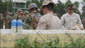 Marines with Infantry Training Battalion participate in a training event (B-Roll)