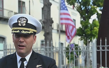 AFN Naples Interview Package – Pompei 9/11 Memorial