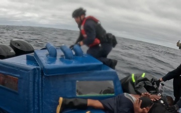 U.S. Coast Guard Cutter Seneca interdicts suspected drug smuggling vessel in the Pacific Ocean