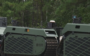 2nd MLG Welcomes the THeMIS and Hunter WOLF unmanned ground vehicles