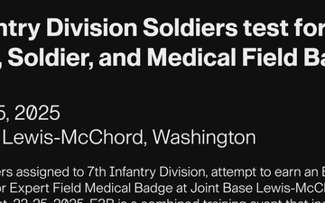 7th Infantry Division Soldiers test for Expert Infantryman, Soldier and Field Medical Badges