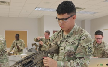 Small arms/ towed artillery repairers train to support the warfighter