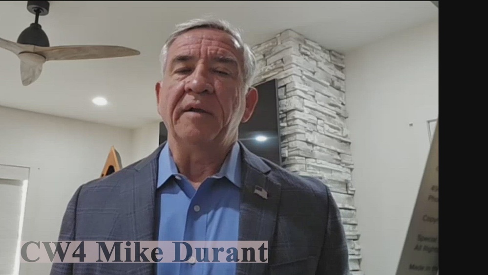 DVIDS - Video - CW4 Mike Durant Reception Address