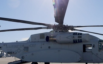 U.S. Marines with HMH-461 conduct carrier qualifications aboard USS Arlington