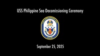 USS Philippine Sea (CG 58) Decommissioning Ceremony