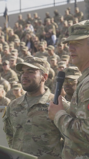 An ‘Honorary Bayonet Soldier’ from Fort Carson