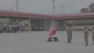 B-Roll: Assault Amphibian School holds AAV Sundown Ceremony at Camp Pendleton