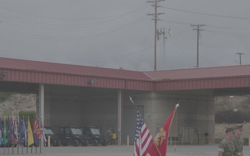 B-Roll: Assault Amphibian School holds AAV Sundown Ceremony at Camp Pendleton