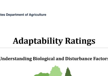 Adaptability Ratings in the Tree Atlas: Understanding Biological and Disturbance Factors