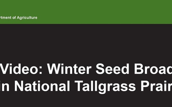 Midewin National Tallgrass Prairie - Winter 2020 Broll Seed Broadcasting Broadcast 2