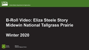 Midewin National Tallgrass Prairie - Winter 2020 Broll Eliza Steele Broadcast 1