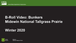 Midewin National Tallgrass Prairie - Winter 2020 Broll Bunkers Broadcast 2