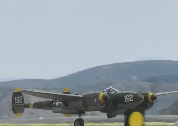 America’s Air Show 2025 B-Roll Day 2 : P-38 Lightning Demo