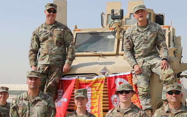 Red Friday, Desert Edition: Kansas Troops of the 130th FAB Rally for the Chiefs