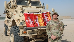 Chaplain Dan Pempin shouts-out the Kansas City Chiefs from Overseas