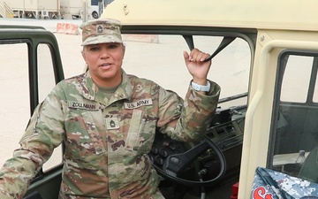 Master Sgt. Jessica Zollmann shouts-out the St. Lucie Mets