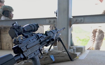 5th ANGLICO Marines Sharpen Skills on Live-Fire Machine Gun Range