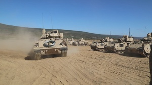 1st Infantry Division Conducts Bradley Gunnery in Bulgaria