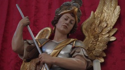 SETAF-AF Protocol Specialist Sings at St. Michael’s Day Ceremony with Sky Soldiers and Italian State Police