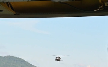 JTF-Bravo conducts sling load for local Panamanian donation