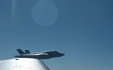 BRoll: F-35 Refueling Operations over the Pacific