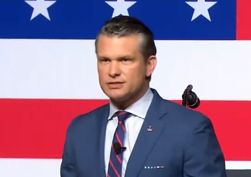 Hegseth Speaks at Marine Corps Base Quantico 