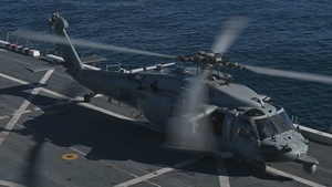 USS Arlington (LPD 24) Conducts SH-60 Seahawk Flight Operations During UNITAS 2025