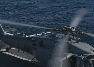 USS Arlington (LPD 24) Conducts SH-60 Seahawk Flight Operations During UNITAS 2025