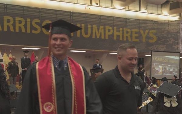B-Roll: Camp Humphreys Hosts Joint College Recognition Ceremony
