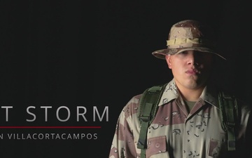 U.S. Marine Corps Desert Storm Uniform Reel