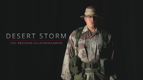U.S. Marine Corps Desert Storm Uniform Reel