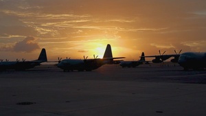 Marines with VMGR-252 deploy from MCAS Cherry Point