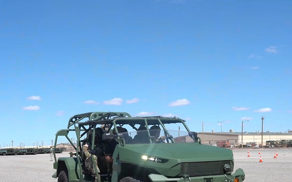 JTF-SB Soldiers conduct driver's training at Fort Bliss, Texas