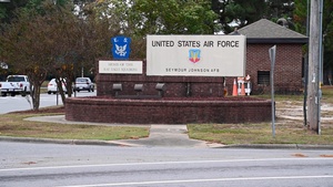B-Roll: Seymour Johnson Air Force Base Berkley Gate