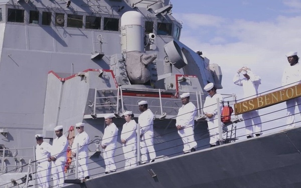 USS Benfold Change of Homeport