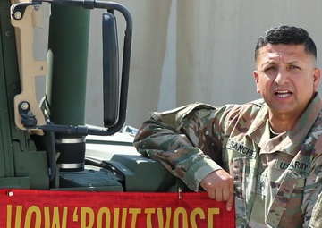 Staff Sgt. Victor Sanchez shouts-out the Kansas City Chiefs from Overseas