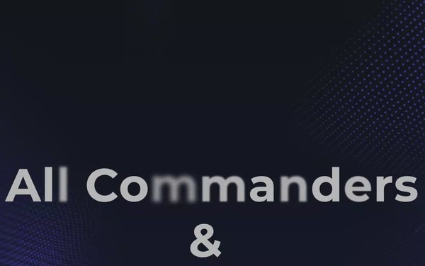 DCMA GSS and Systems Command Standup Ceremony