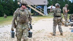 Soldiers and ANG conduct range drills at Sage Eagle 25-4