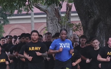XVIII Airborne Corps HHBn,  Command Sgt. Maj. Carla Stancil COR