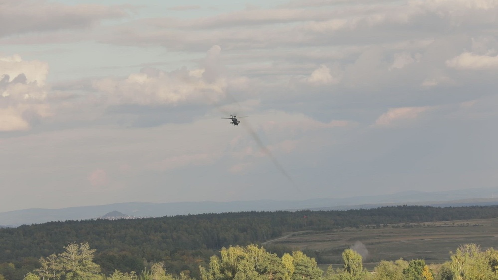 12th Combat Aviation Brigade Conduct Aerial Gunnery Training