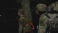 21st TSC Expert Soldier Badge & Expert Field Medical Badge: 12 Mile-Ruck March and Pinning Ceremony B-Roll