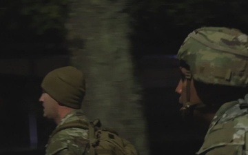 21st TSC Expert Soldier Badge &amp; Expert Field Medical Badge: 12 Mile-Ruck March and Pinning Ceremony B-Roll