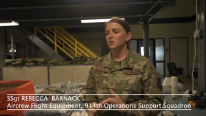 Aircrew Flight Equipment Airmen Prepare Survival Kits