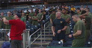 Service Members Participate in Base HIIT (High-Intensity Interval Training) at Nationals Park