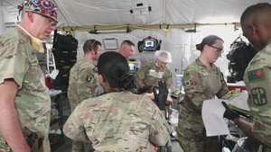B-Roll - 115th Field Hospital Mass Casualty Exercise trains medical readiness